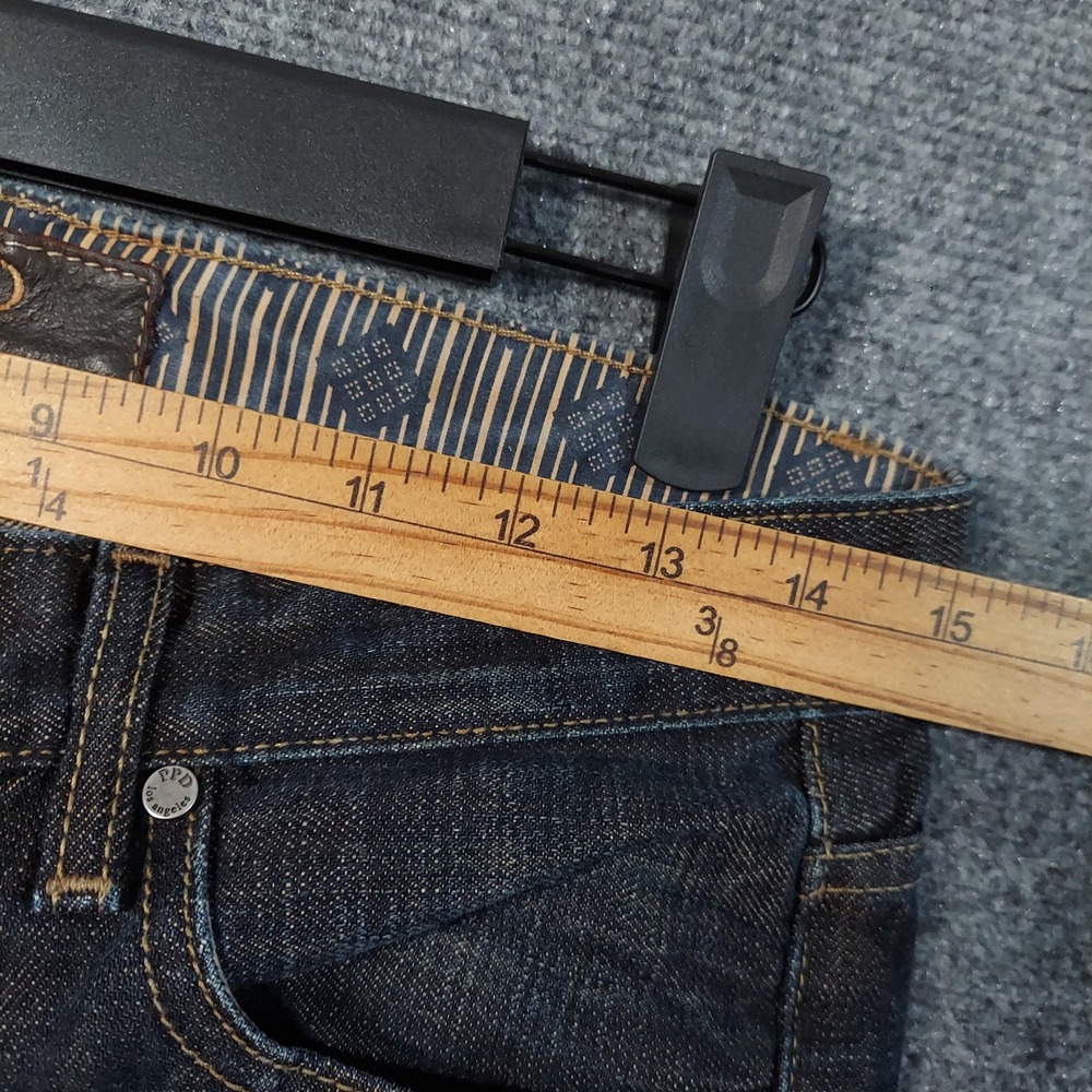 Paige PPD Jeans‎ Mens 29 Blue Dark Wash Doheny Straight Leg Made in USA Denim - Picture 8 of 11